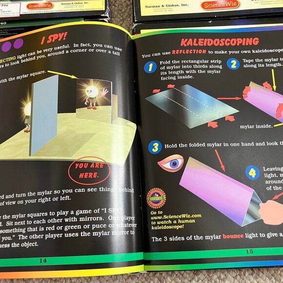 4 ScienceWiz boxes Chemistry Light DNA Cells Biology Home Science Experiment - Picture 8 of 10